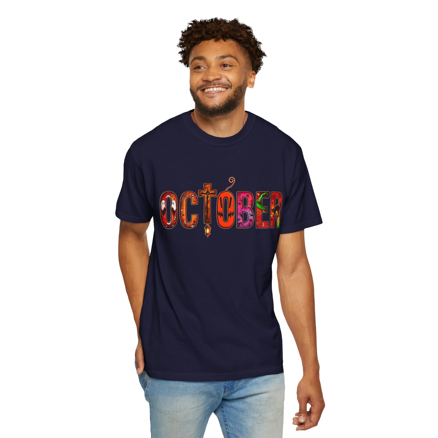 OCTOBER Unisex Garment-Dyed T-shirt