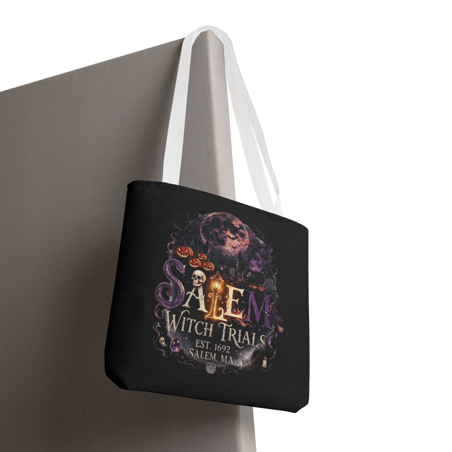 SALEM WITCH TRIALS Tote Bag (AOP)