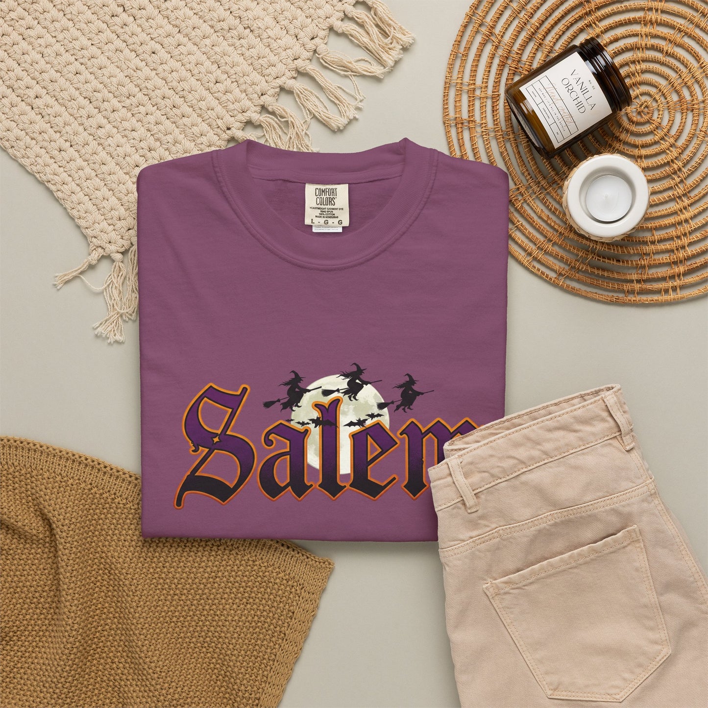 SALEM WTICHES Unisex Garment-Dyed T-shirt