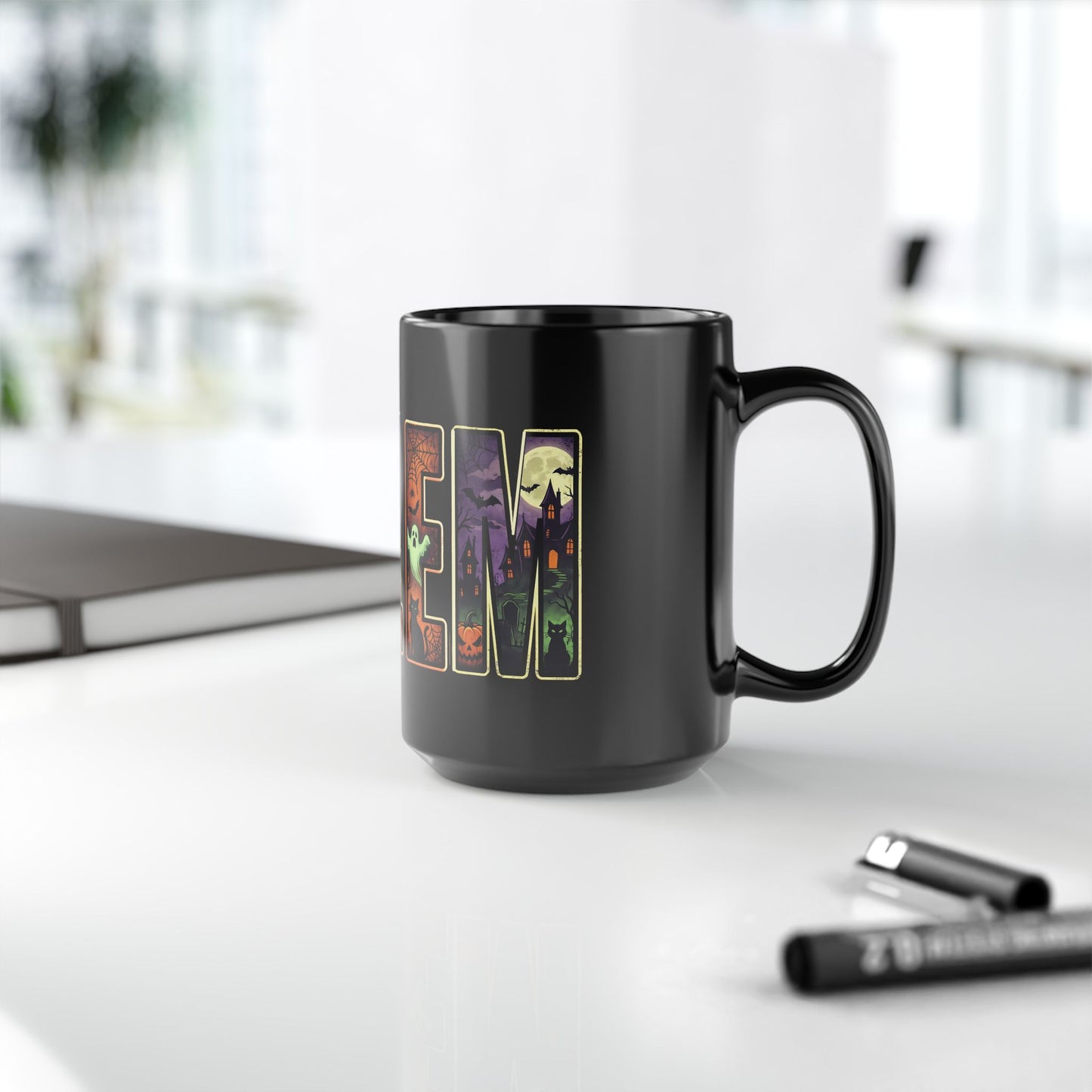 SALEM Spooky Black Mug (11oz, 15oz)