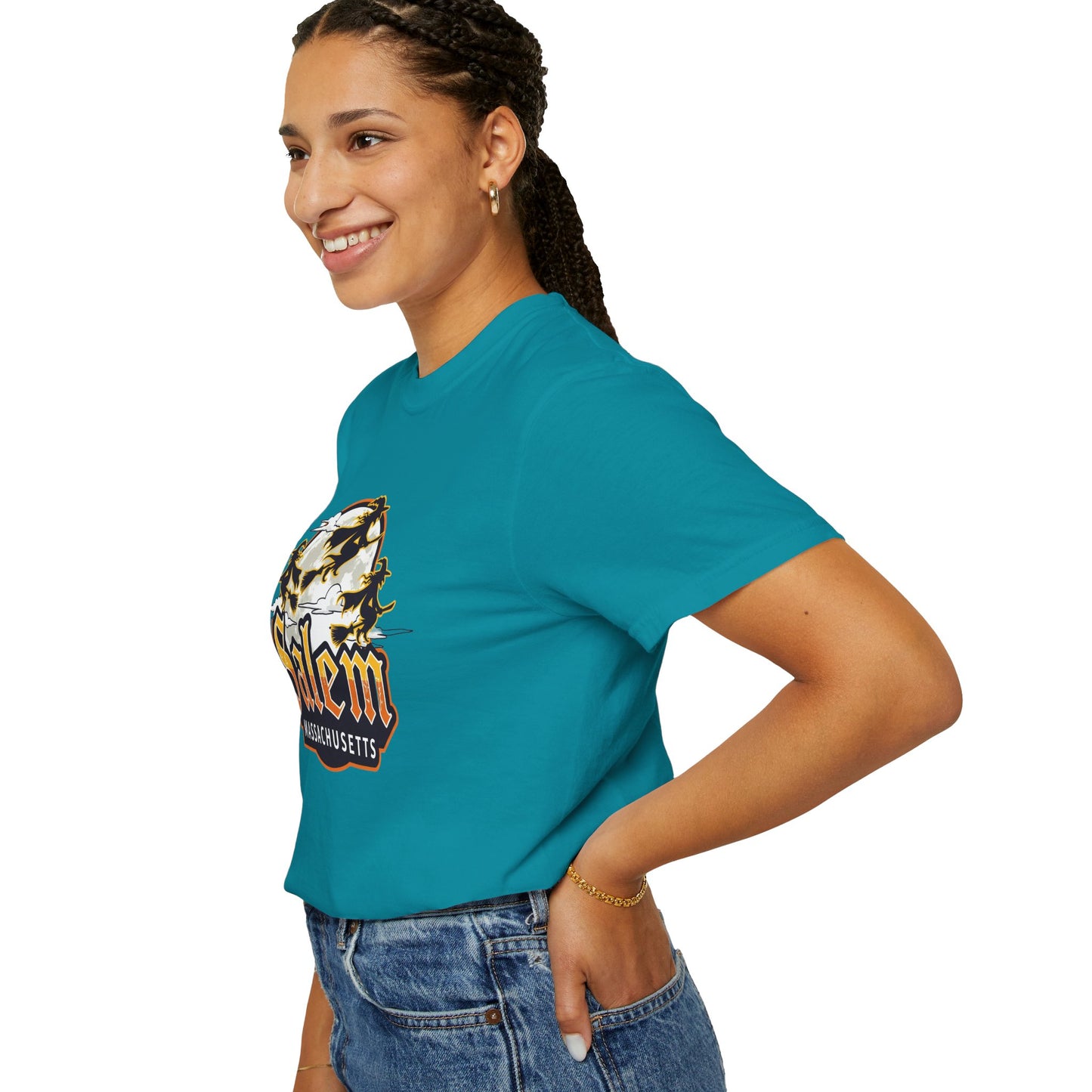 SALEM LOGO Unisex Garment-Dyed T-shirt