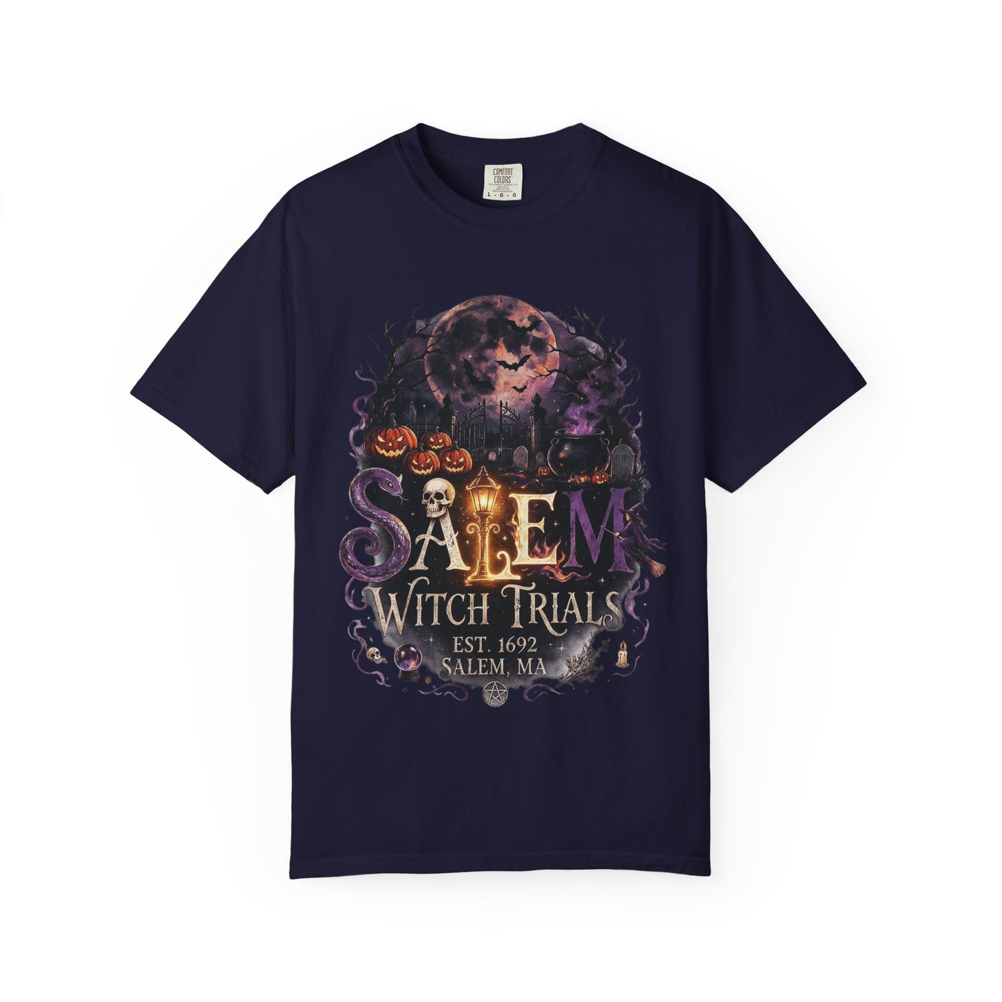 SALEM WITCH TRIALS Unisex Garment-Dyed T-shirt