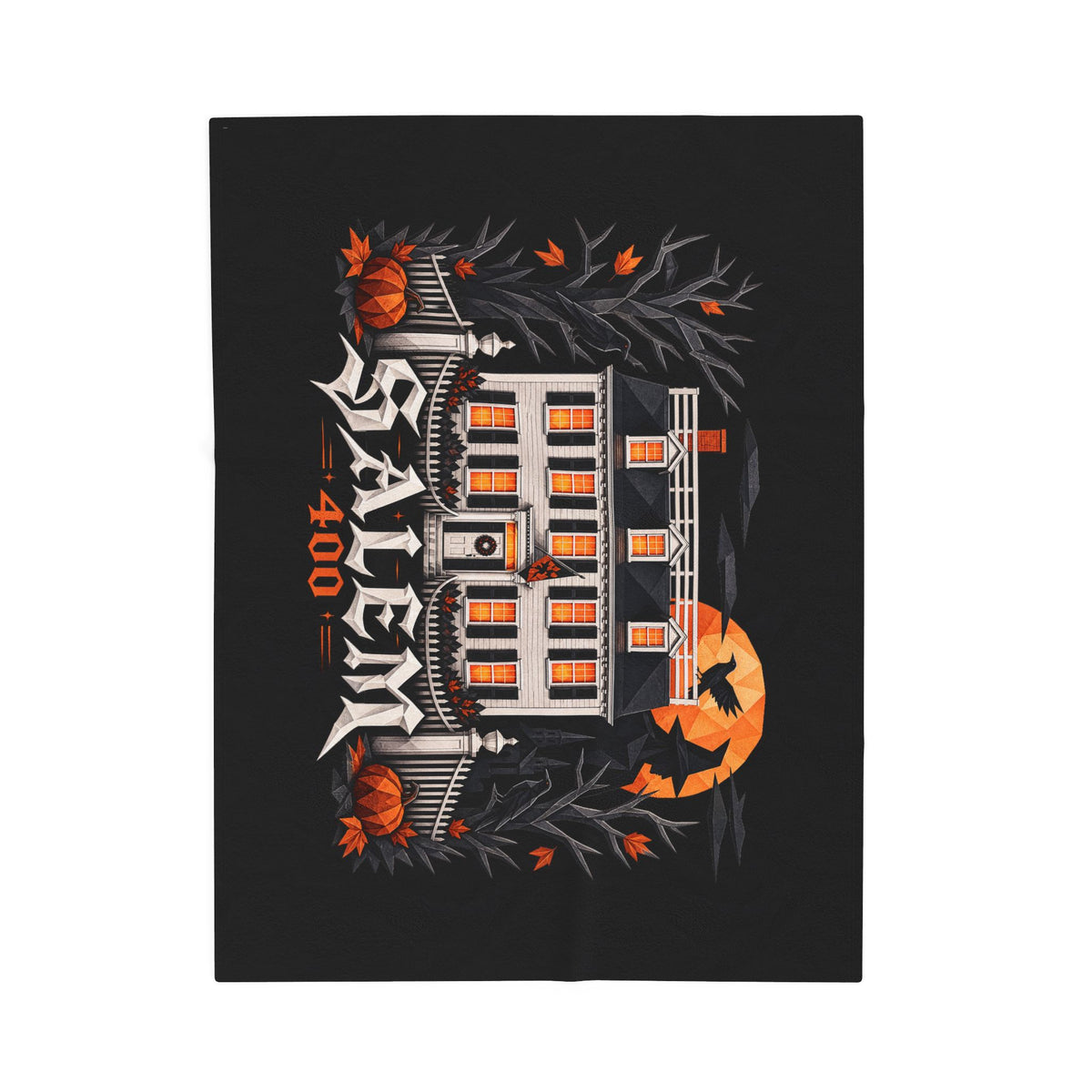 Salem 400 Ropes Mansion - Velveteen Plush Blanket