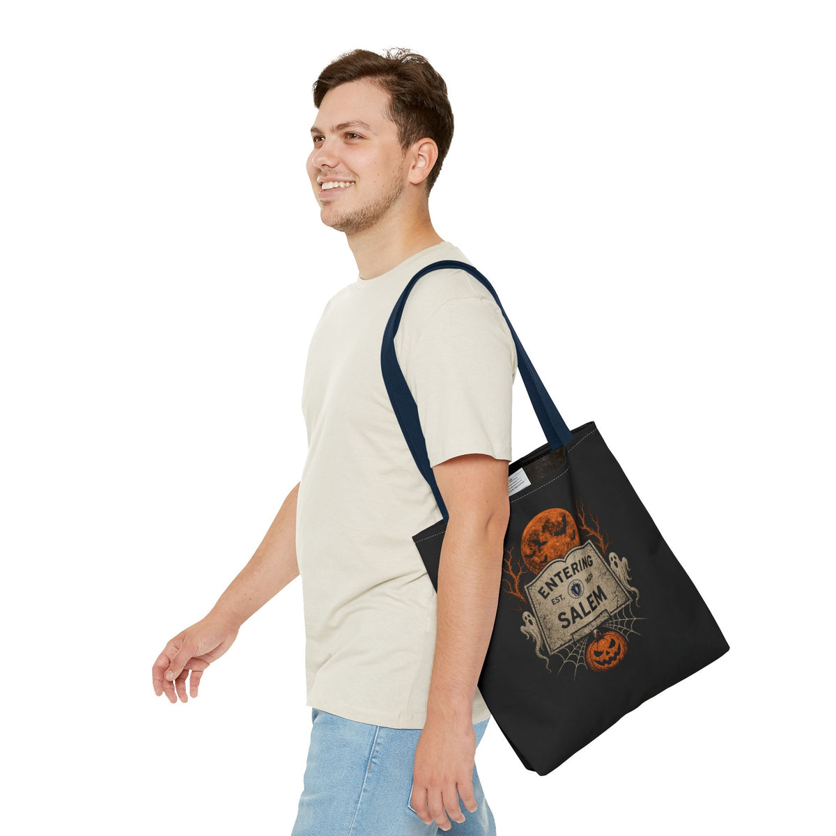 Halloween Entering Salem Tote Bag (AOP)