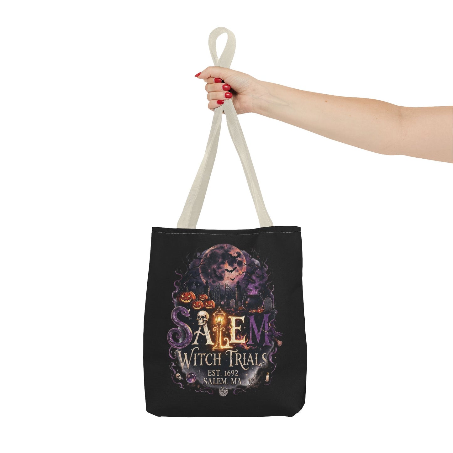 SALEM WITCH TRIALS Tote Bag (AOP)