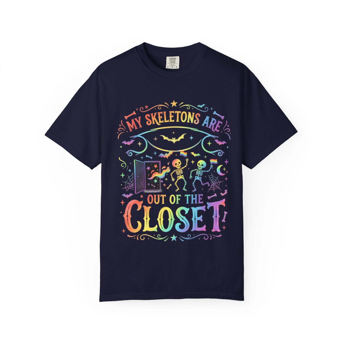 Skeleton Pride - Unisex Garment-Dyed T-shirt