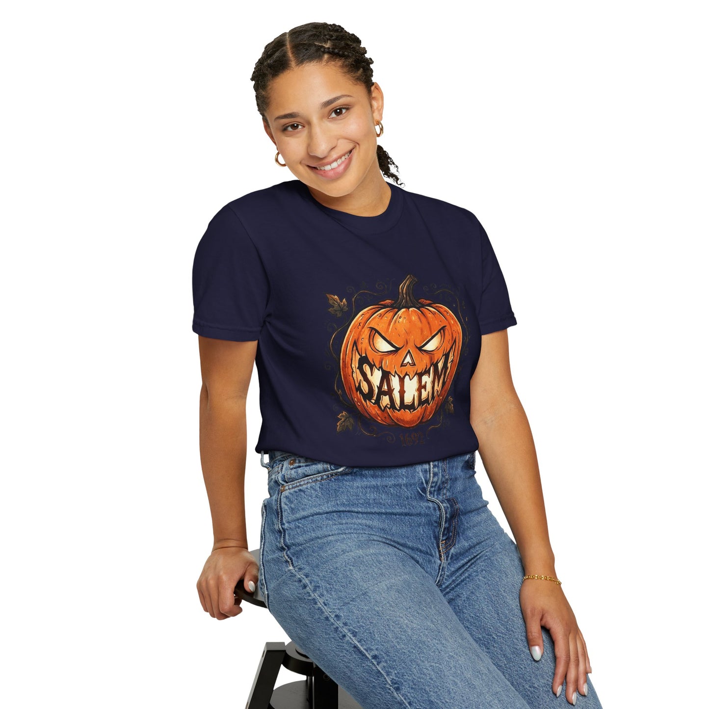 SALEM SMILE Unisex Garment-Dyed T-shirt
