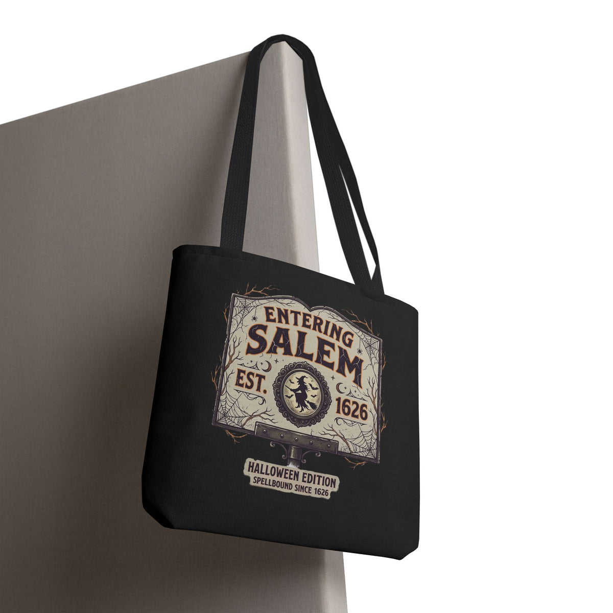Spooky Entering Salem Tote Bag (AOP)
