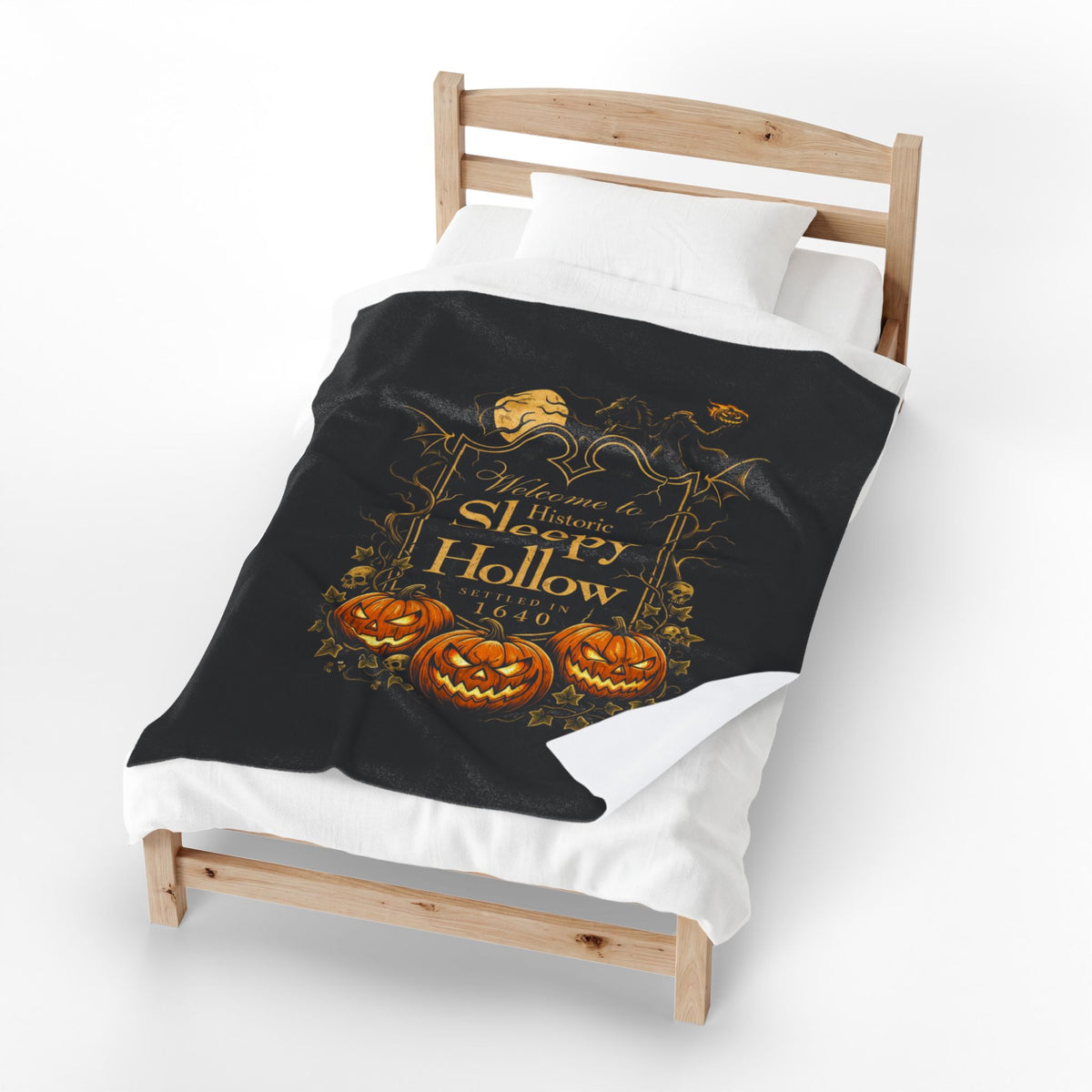 SLEEPY HOLLOW Velveteen Plush Blanket