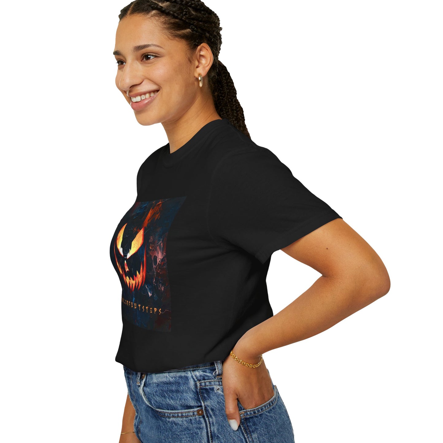 MIDNIGHT PUMPKIN Unisex Garment-Dyed T-shirt