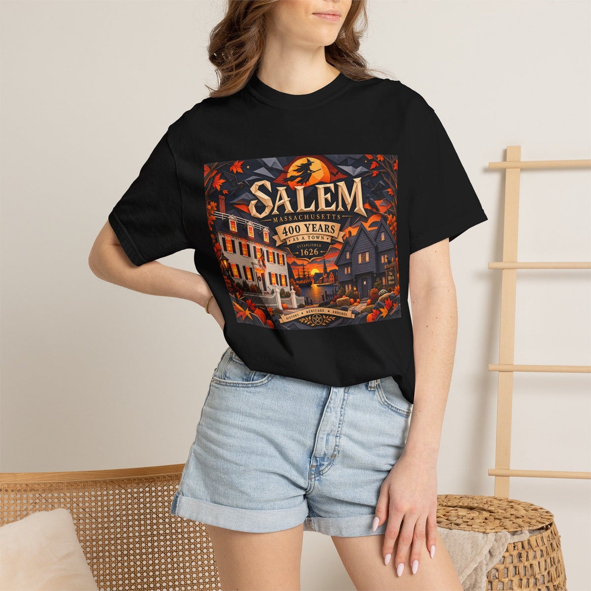 Salem 400 Forever - Unisex Garment-Dyed T-shirt