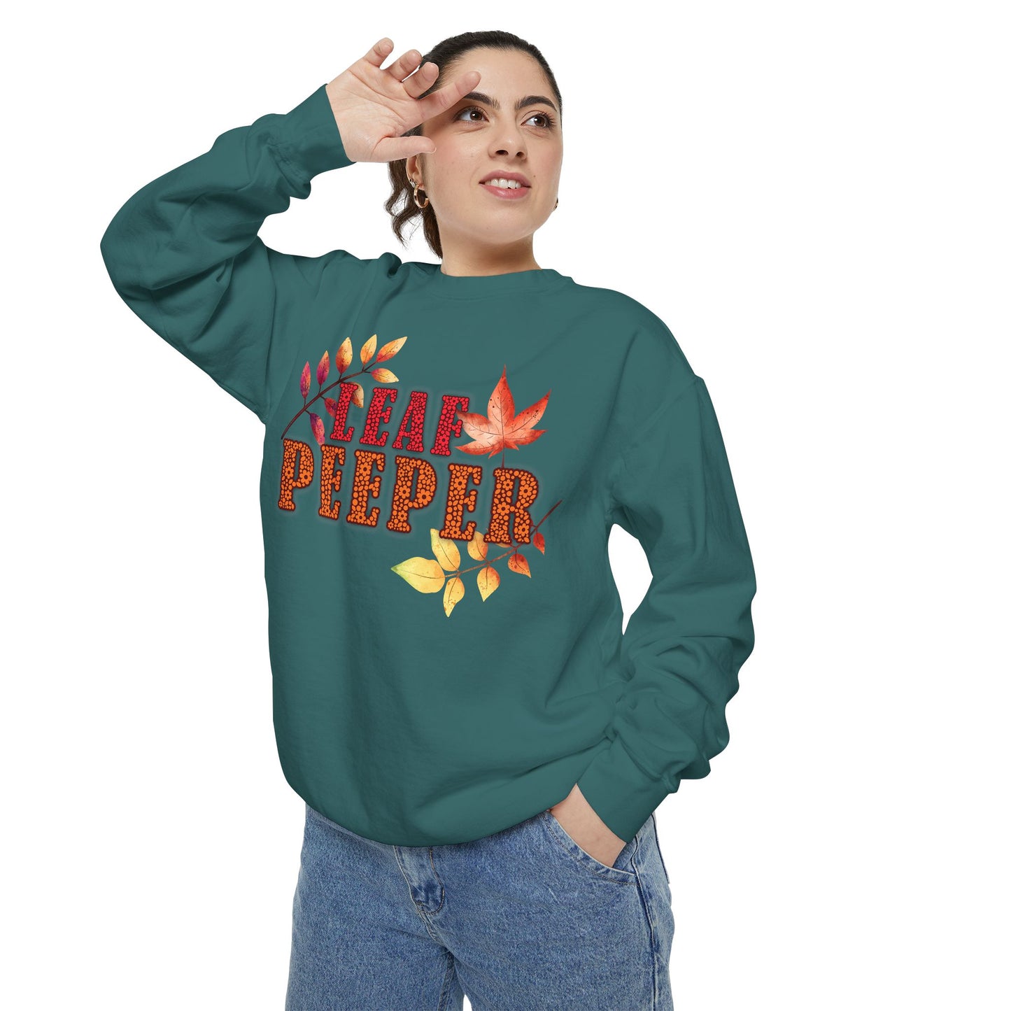Leaf Peeper Crew Neck (Mult Colors)