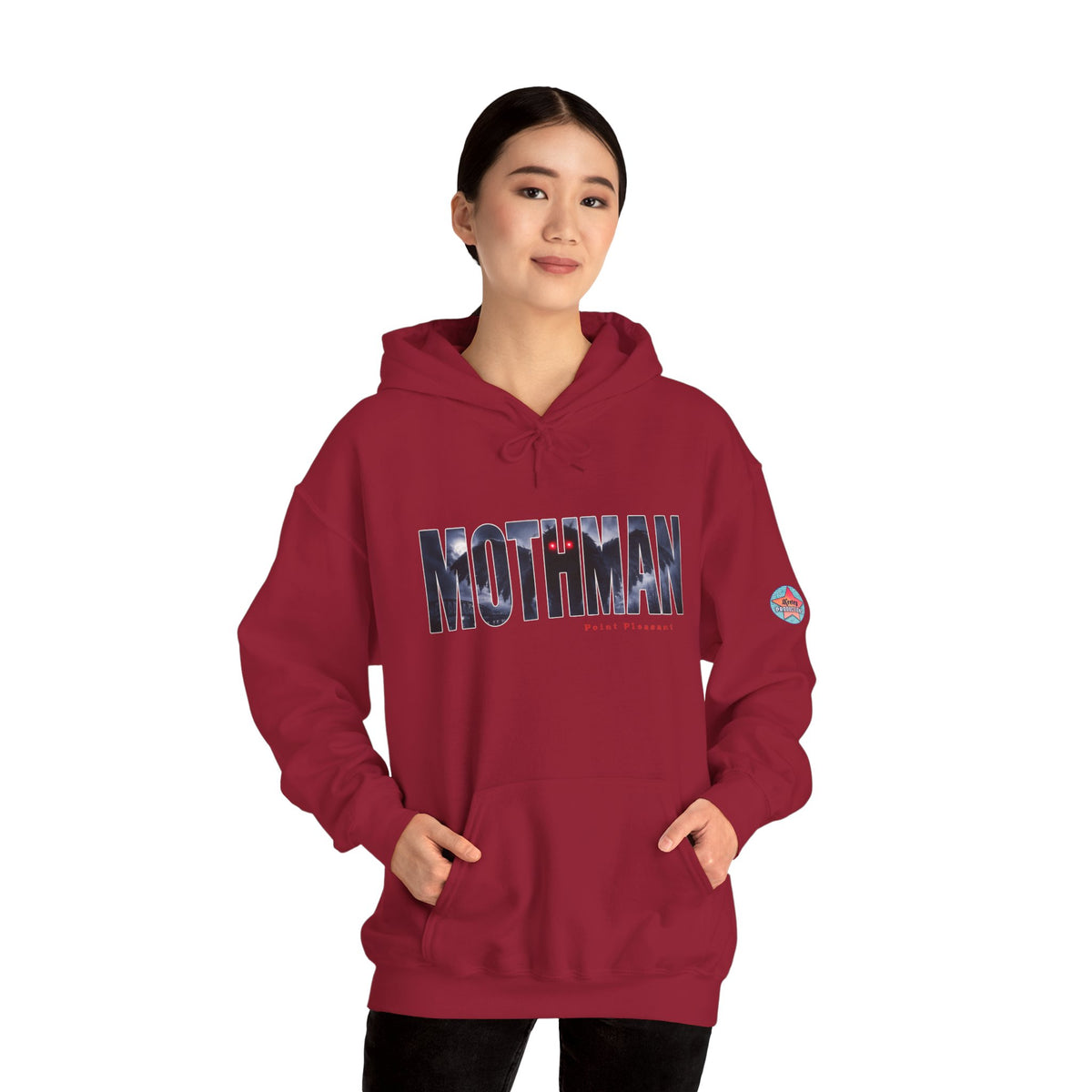 MOTHMAN LURKS Unisex Heavy Blend™ Hooded Sweatshirt