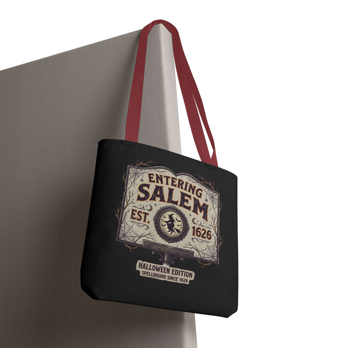 Spooky Entering Salem Tote Bag (AOP)