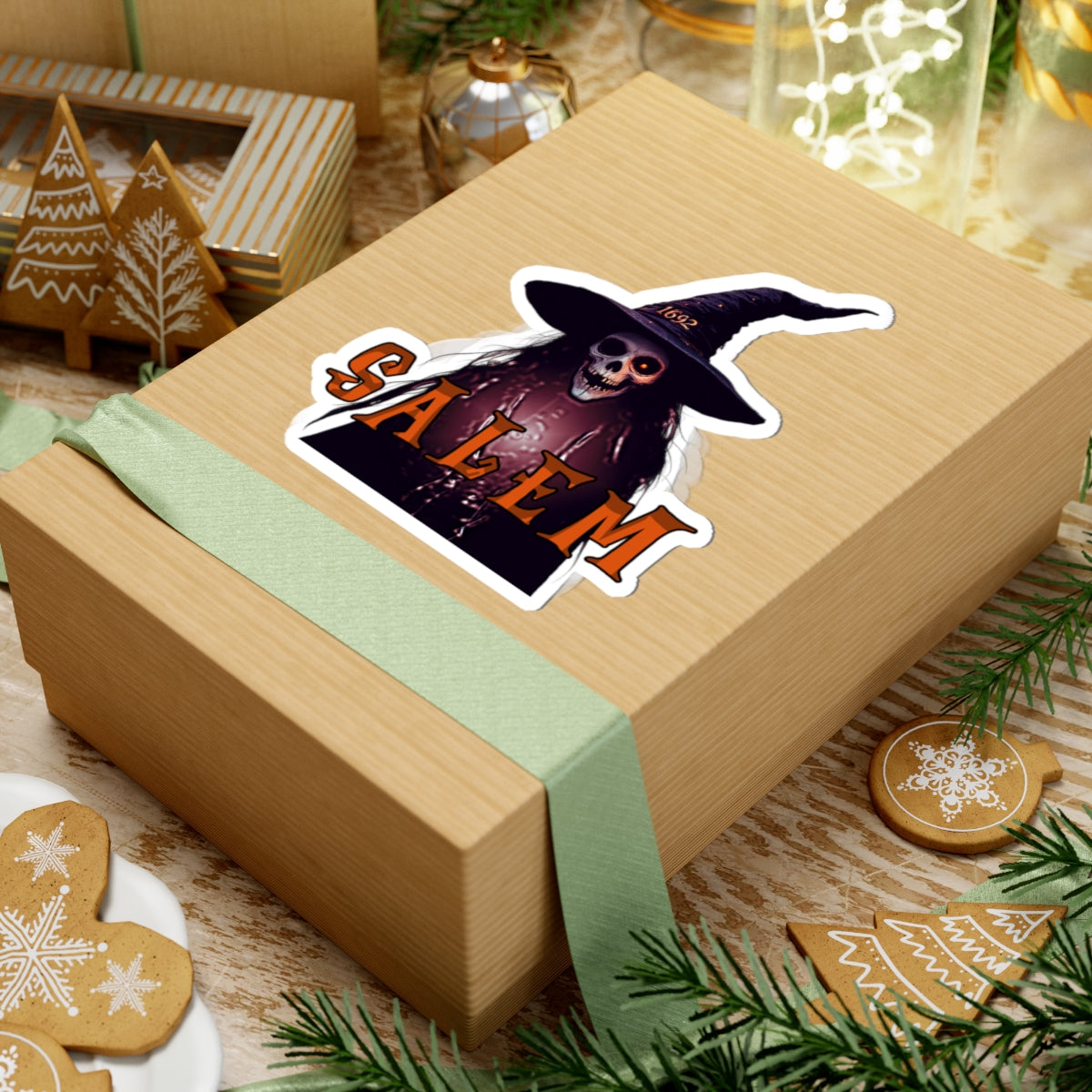 Salem Witch Kiss-Cut Stickers