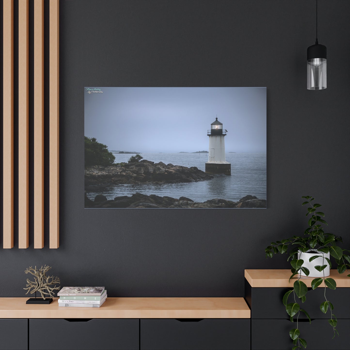 Winter Island Light - Matte Canvas, Stretched, 1.25"