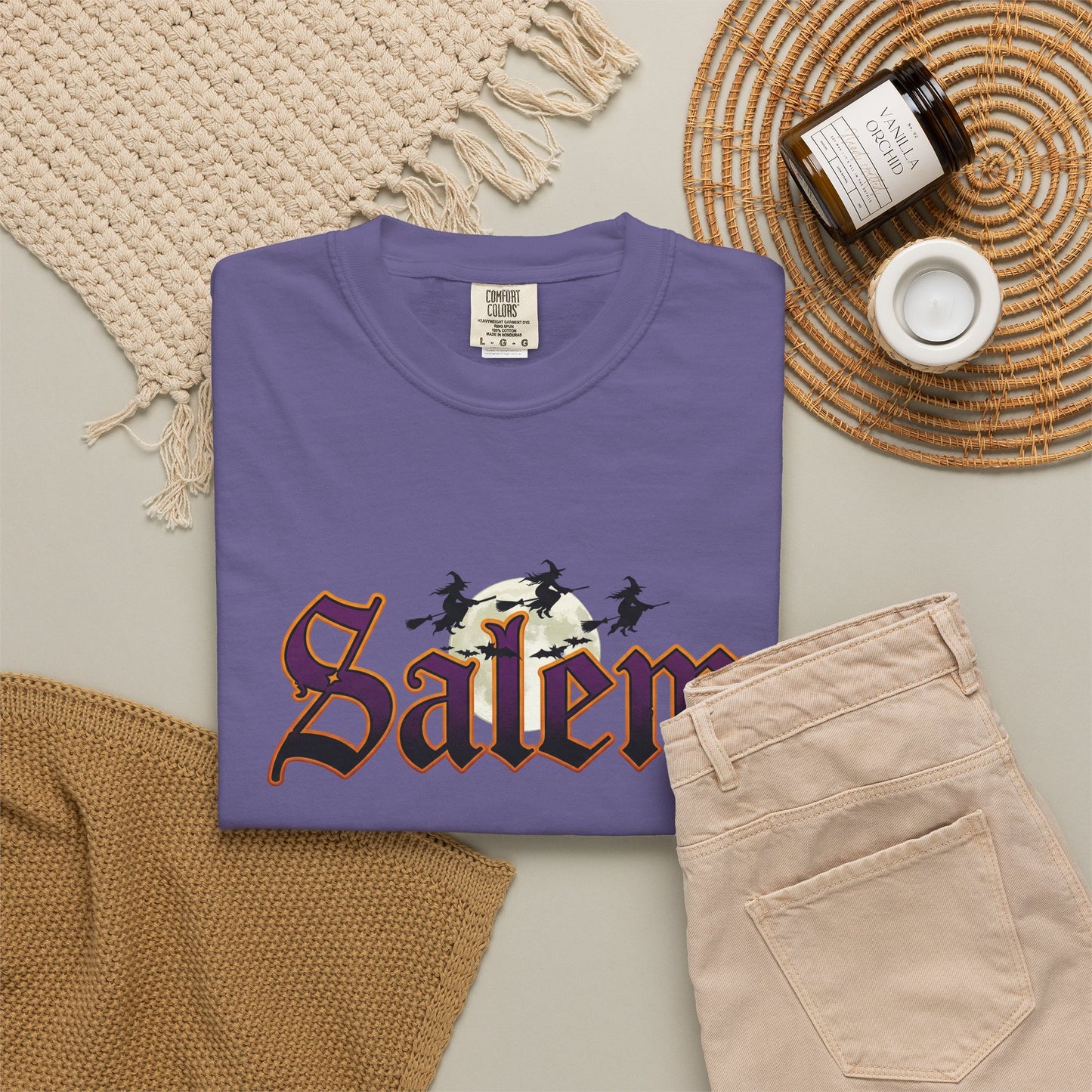 SALEM WTICHES Unisex Garment-Dyed T-shirt