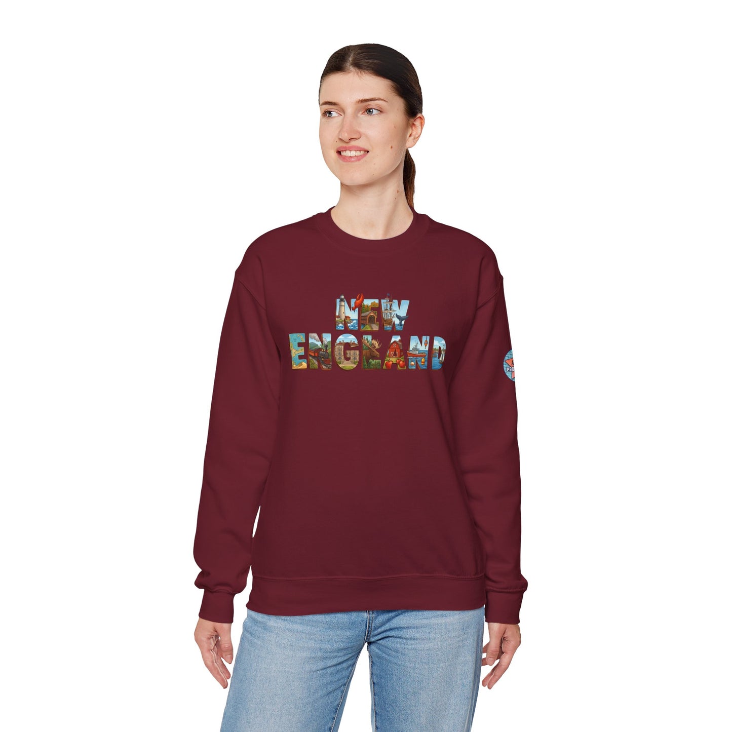 NEW ENGLAND Unisex Heavy Blend™ Crewneck Sweatshirt