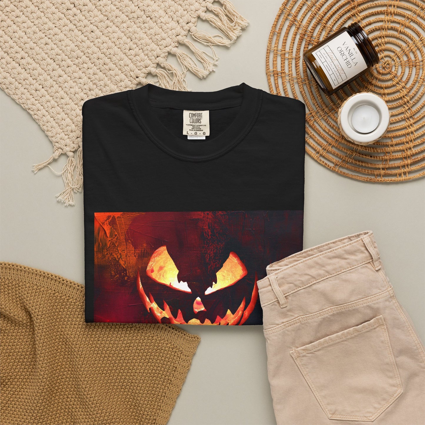 SUNSET PUMPKIN Unisex Garment-Dyed T-shirt