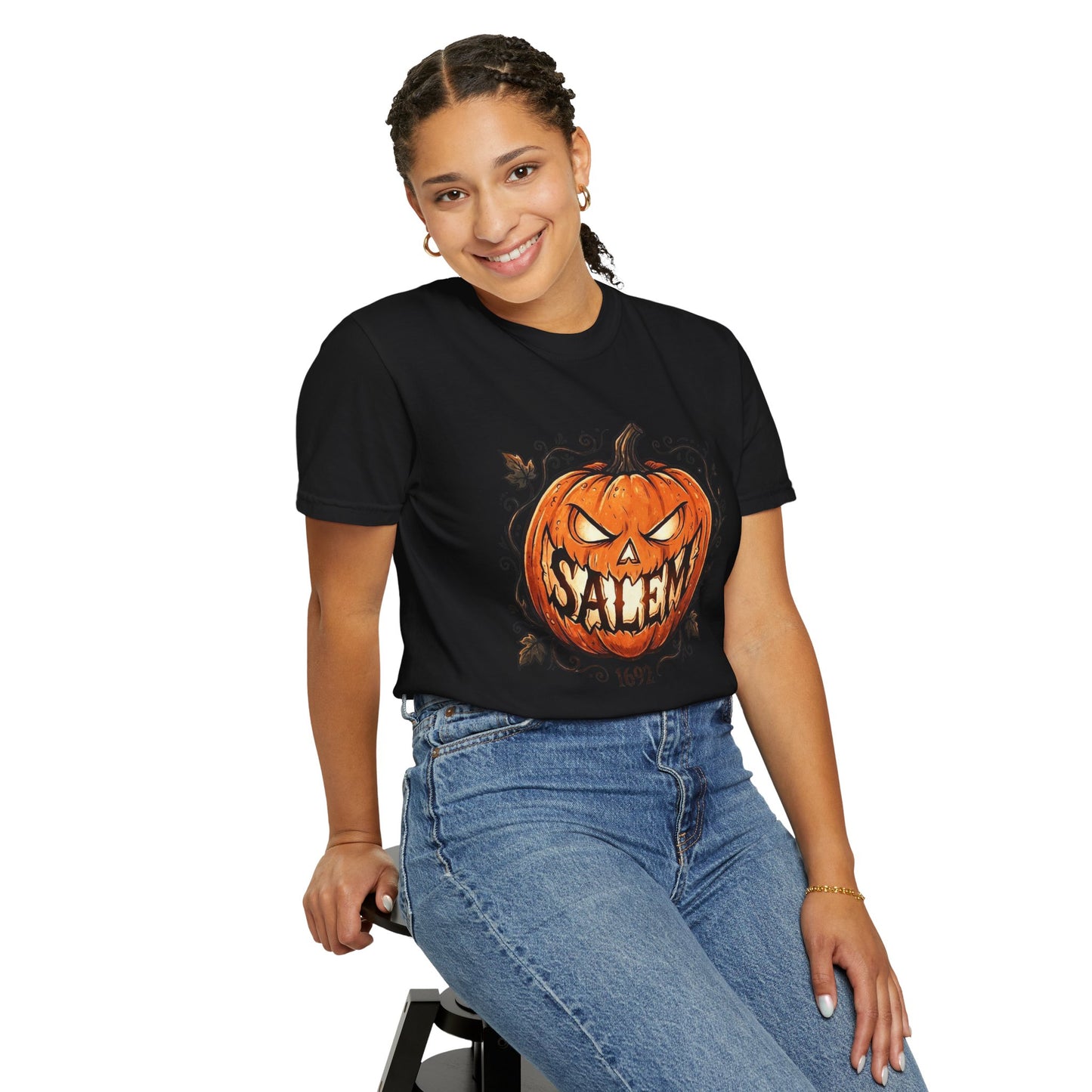 SALEM SMILE Unisex Garment-Dyed T-shirt