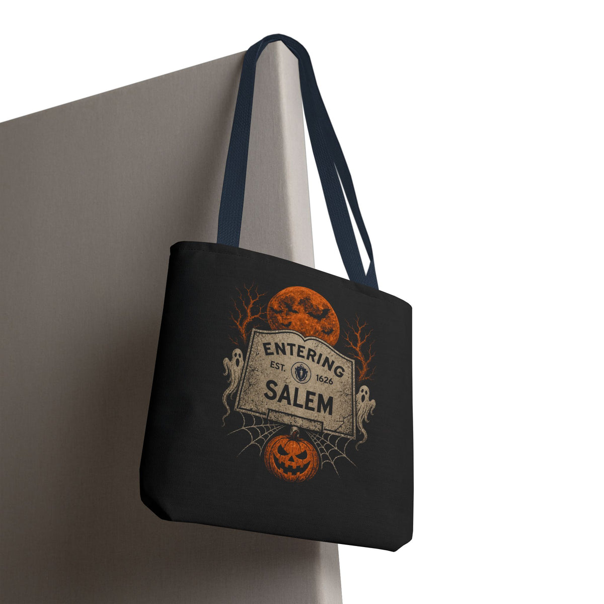 Halloween Entering Salem Tote Bag (AOP)
