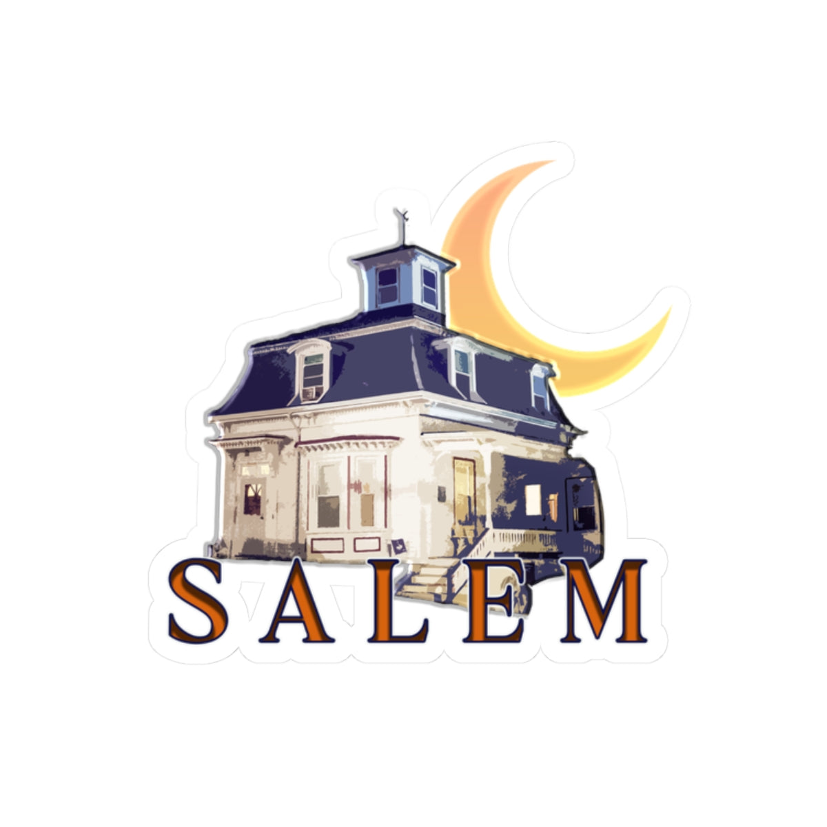 Salem House Kiss-Cut Stickers