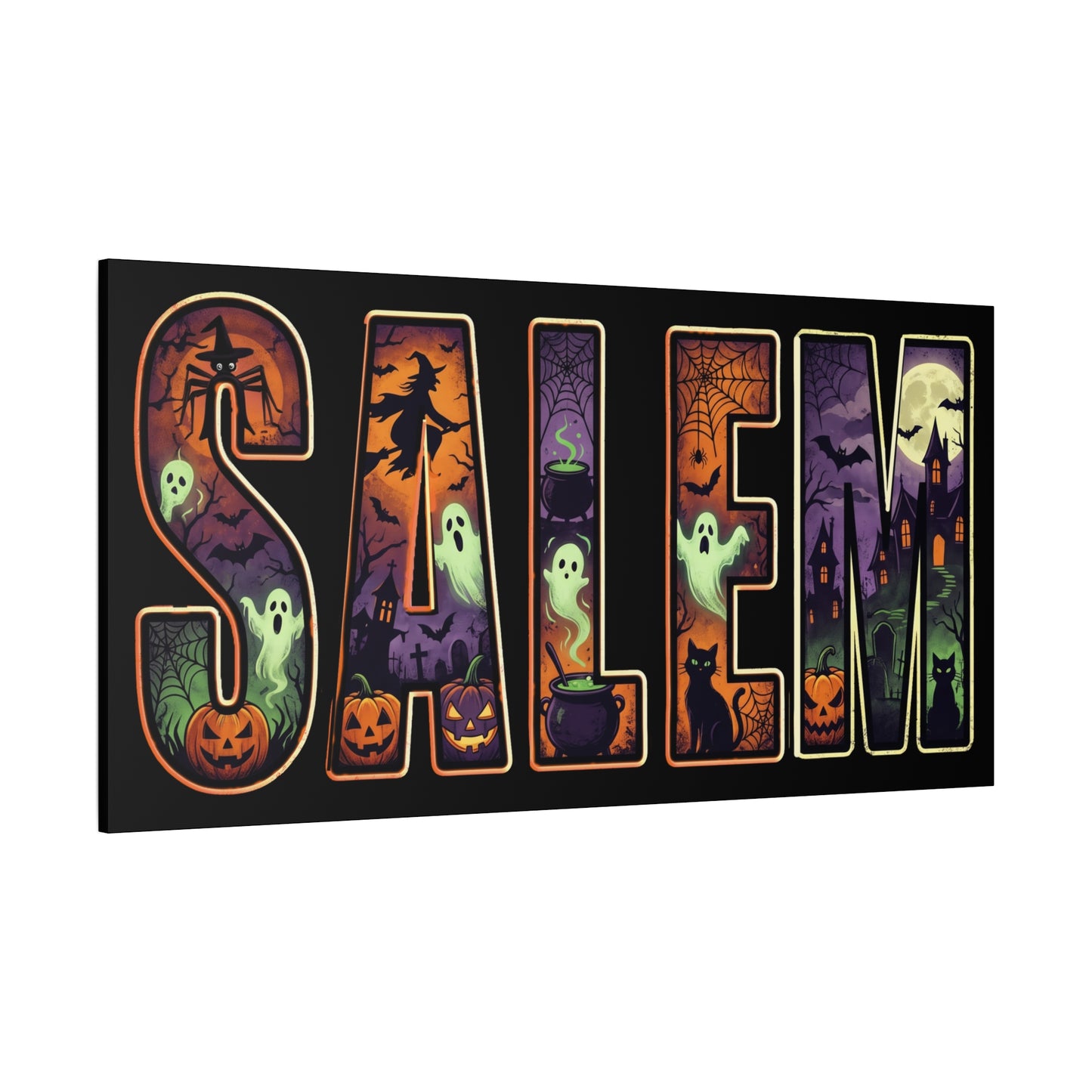 SALEM SPOOKY Matte Canvas, Stretched, 1.25"