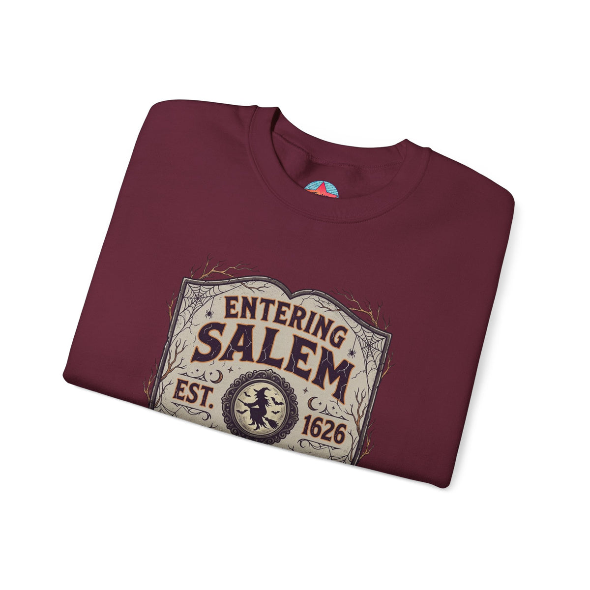 Spooky Entering Salem Unisex Heavy Blend™ Crewneck Sweatshirt