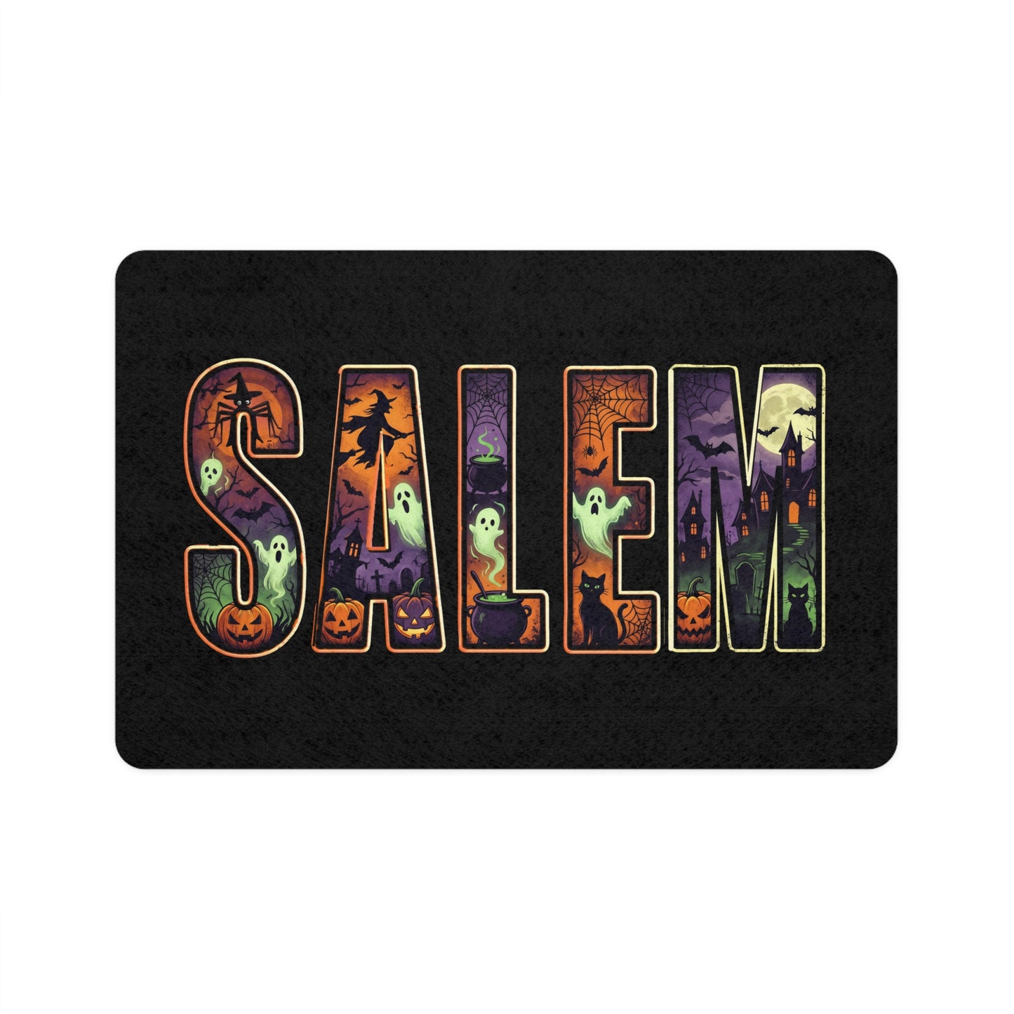 SALEM SPOOKY Pet Food Mat (12x18)