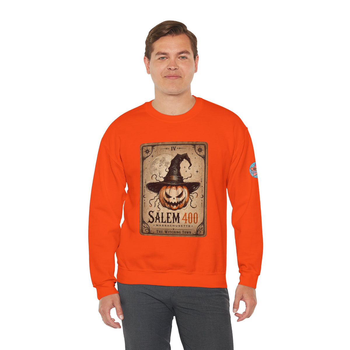 PUNKIN TAROT Unisex Heavy Blend™ Crewneck Sweatshirt – alternate view | SalemFootsteps