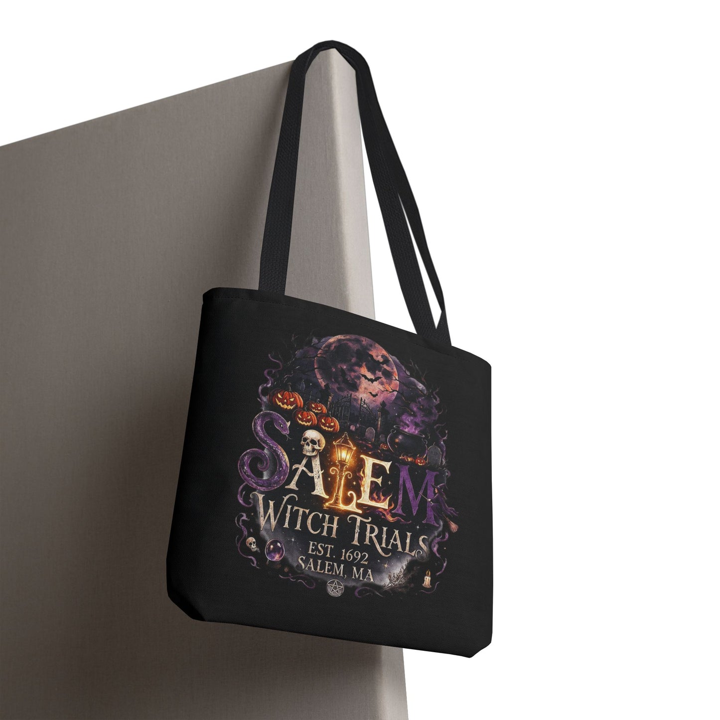 SALEM WITCH TRIALS Tote Bag (AOP)