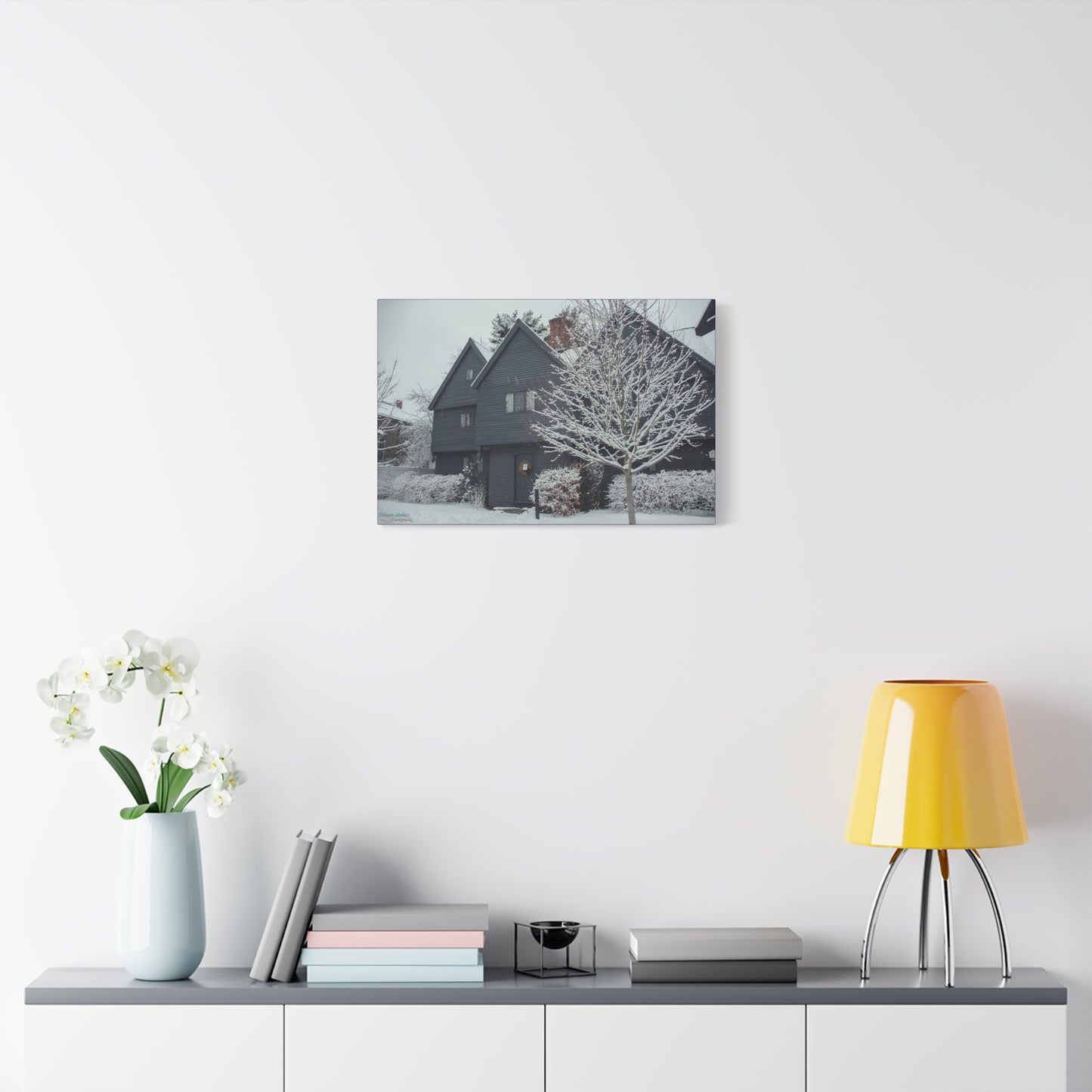 Winter Witch House - Matte Canvas, Stretched, 1.25"