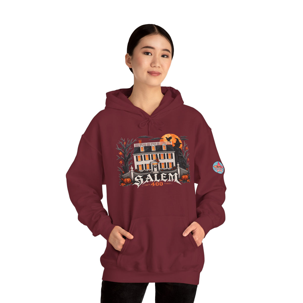 Salem 400 Ropes Mansion - Unisex Heavy Blend™ Hooded Sweatshirt