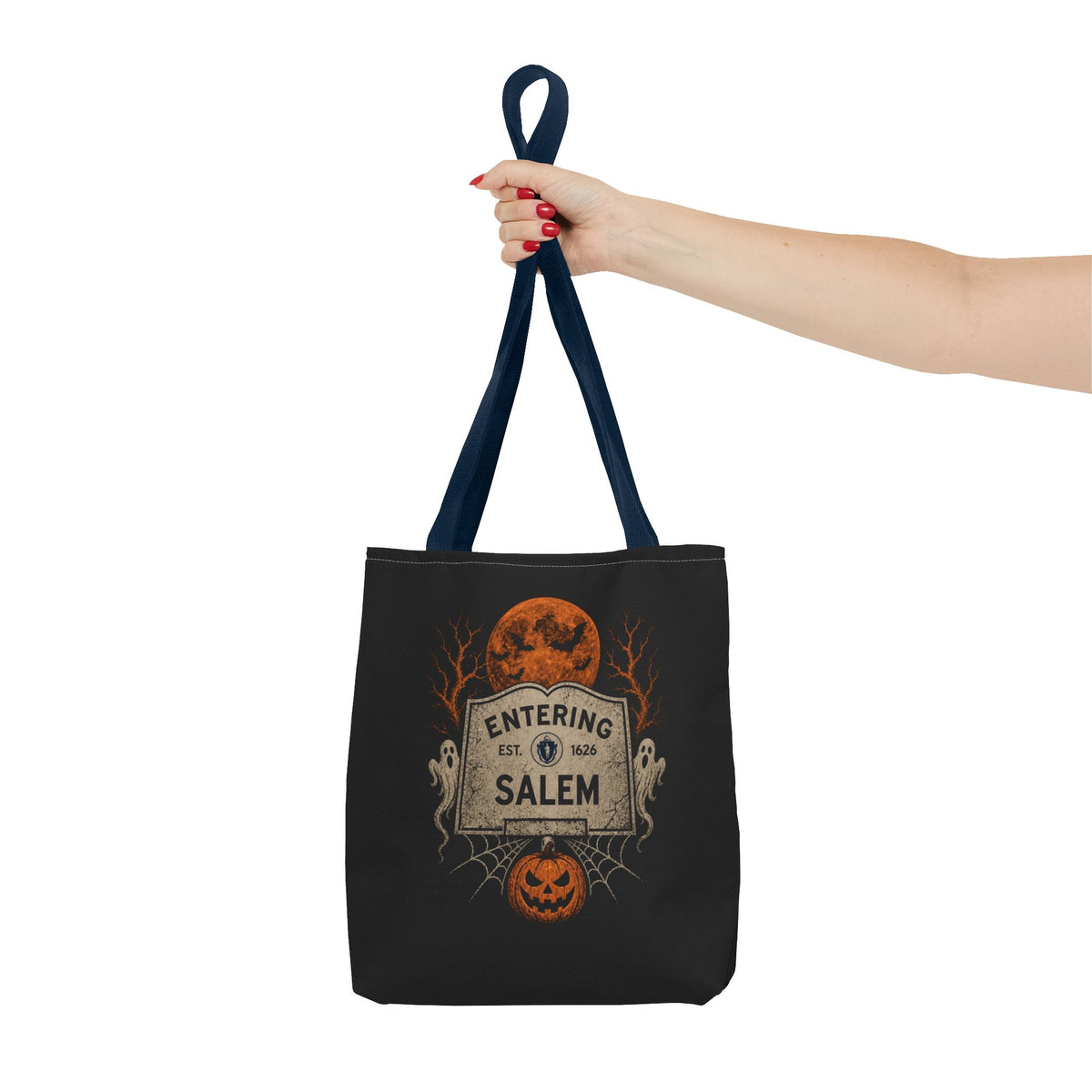 Halloween Entering Salem Tote Bag (AOP)