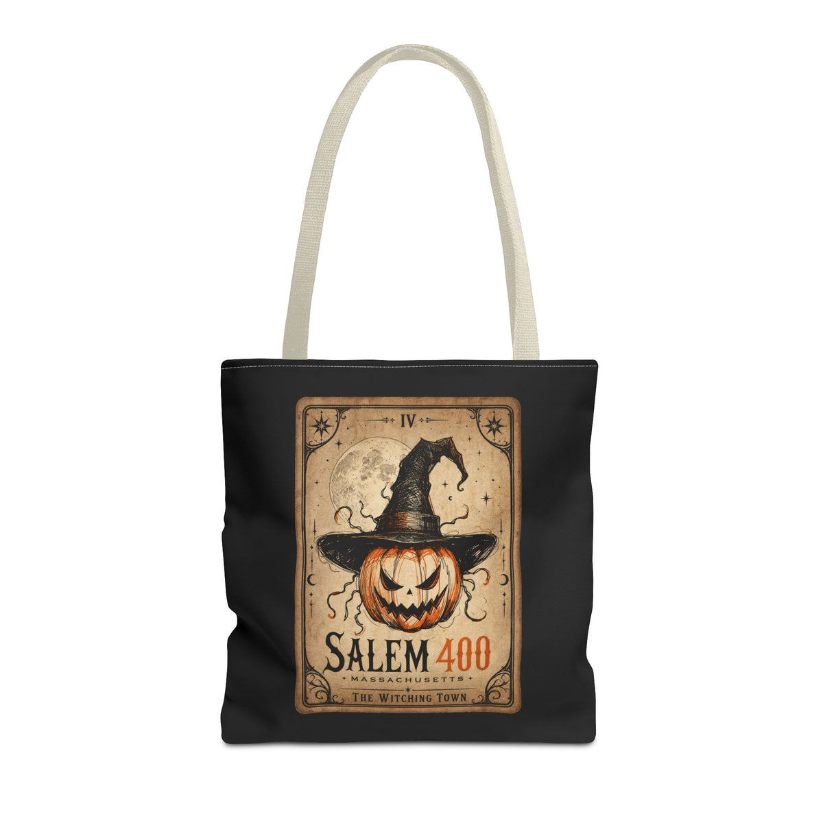 PUNKIN TAROT Tote Bag (AOP) – alternate view | SalemFootsteps