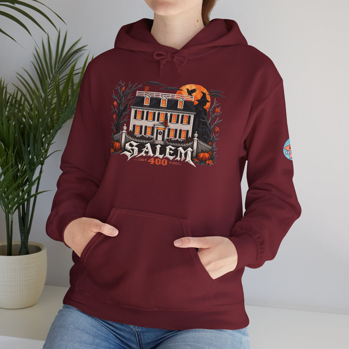 Salem 400 Ropes Mansion - Unisex Heavy Blend™ Hooded Sweatshirt