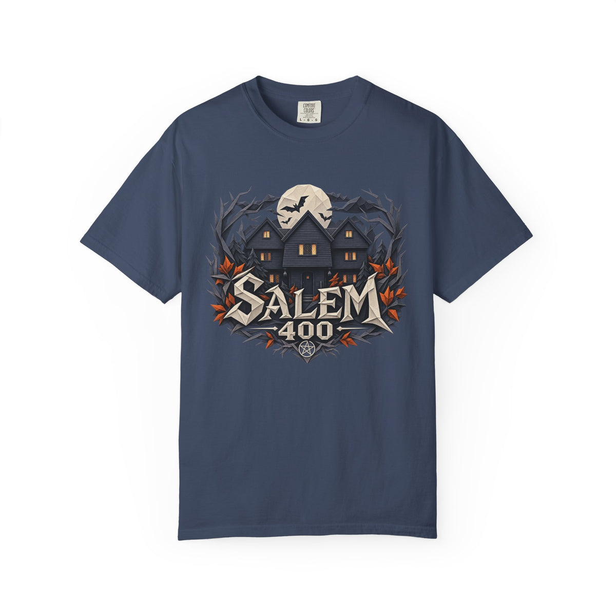 Salem 400 Witch House - Unisex Garment-Dyed T-shirt