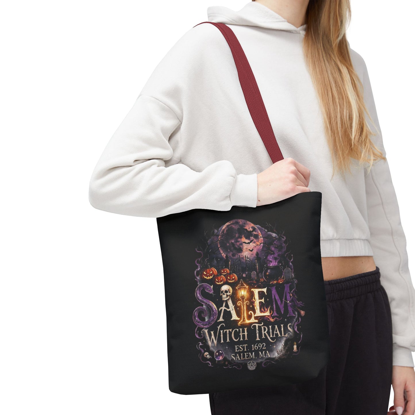 SALEM WITCH TRIALS Tote Bag (AOP)