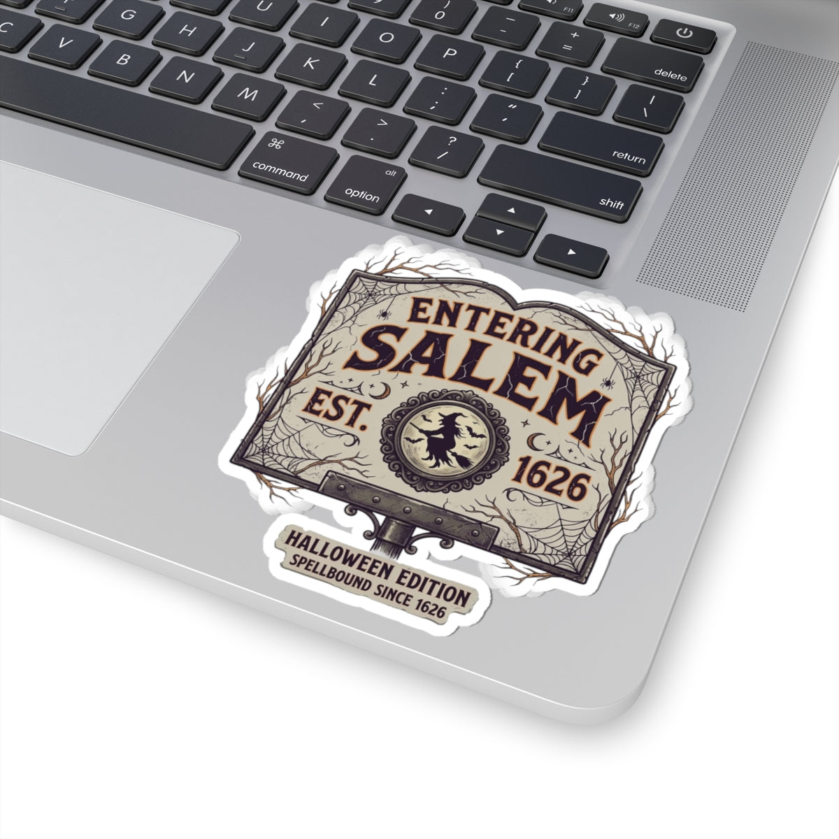 Spooky Entering Salem Kiss-Cut Stickers