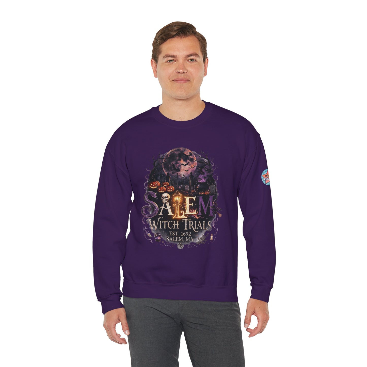 SALEM WITCH TRIALS Unisex Heavy Blend™ Crewneck Sweatshirt