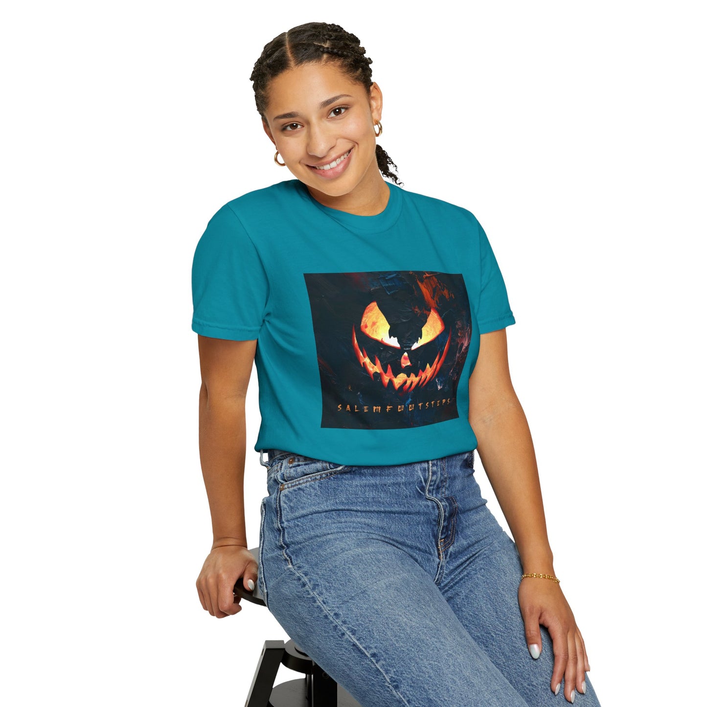 MIDNIGHT PUMPKIN Unisex Garment-Dyed T-shirt