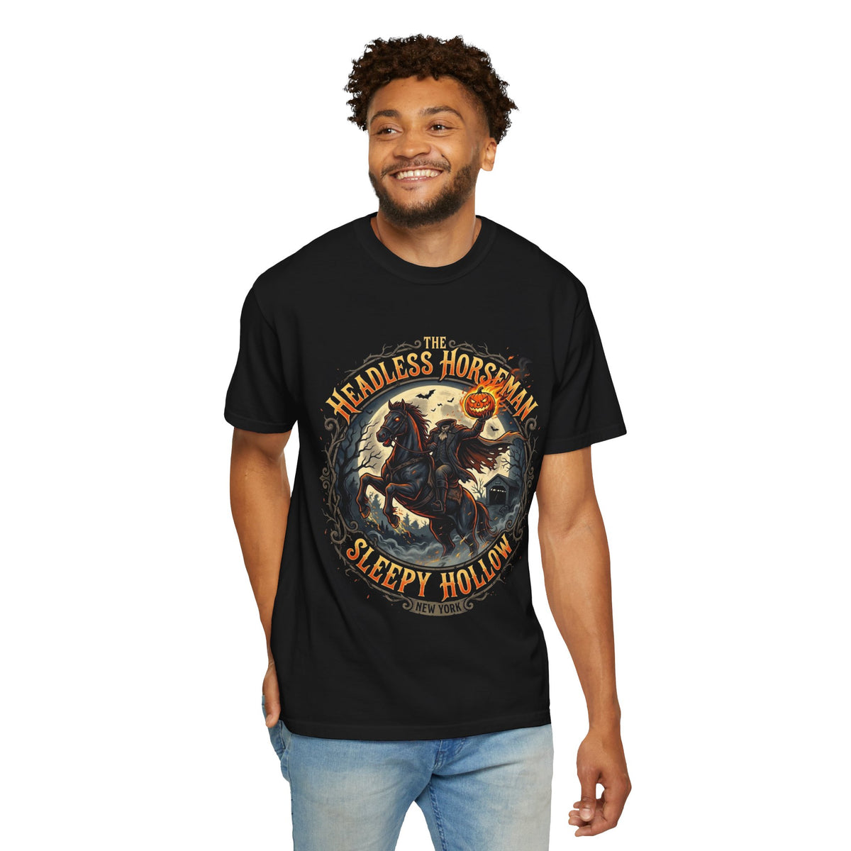 HEADLESS HORSEMAN Unisex Garment-Dyed T-shirt