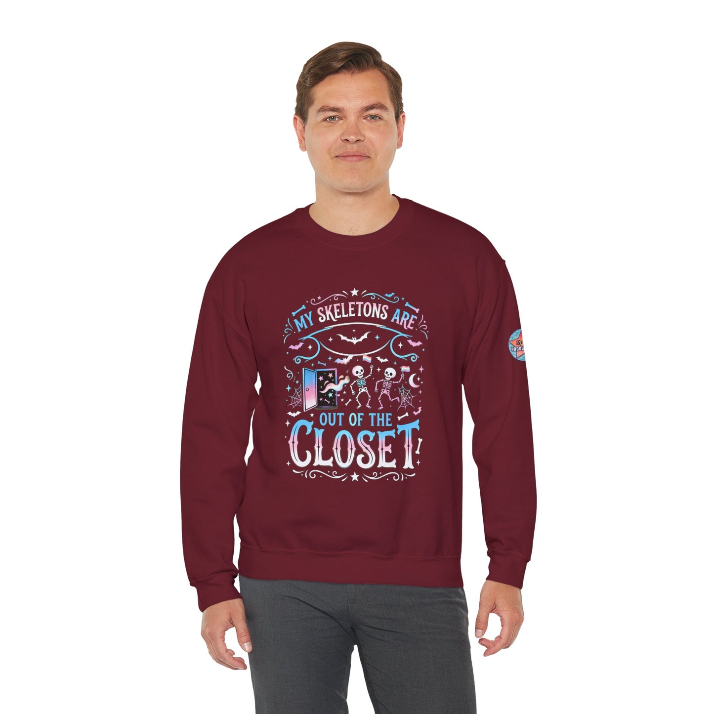 TRANS PRIDE Unisex Heavy Blend™ Crewneck Sweatshirt