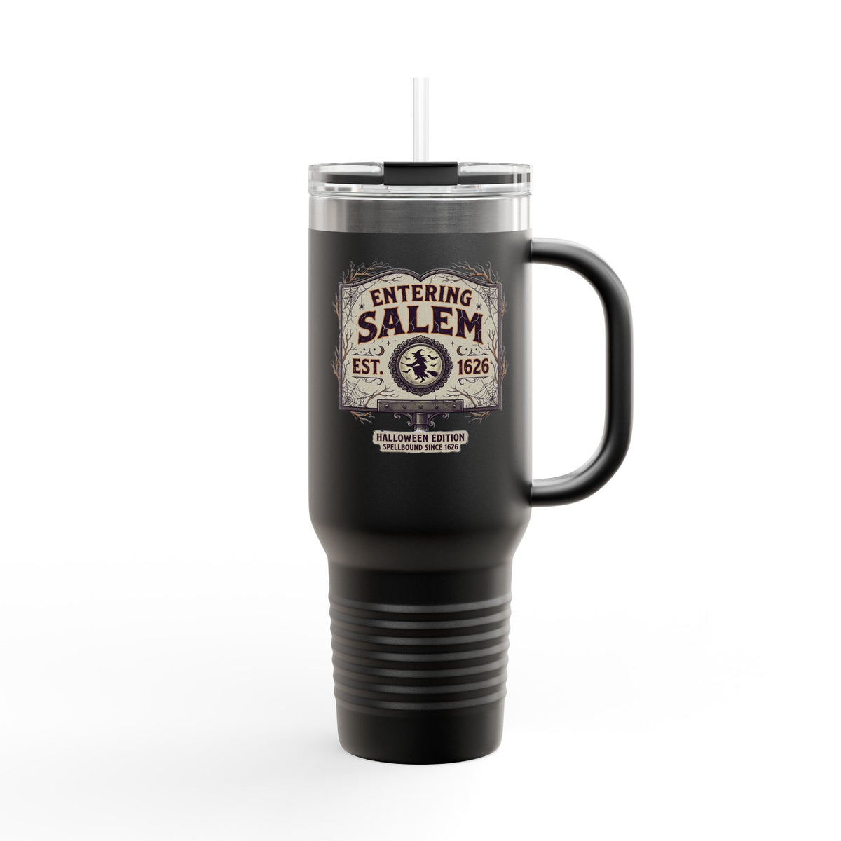 Spooky Entering Salem Insulated Travel Mug, 40oz