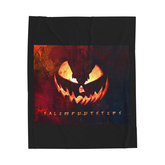 SUNSET HALLOWEEN Velveteen Plush Blanket