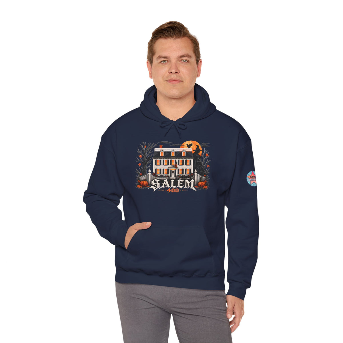 Salem 400 Ropes Mansion - Unisex Heavy Blend™ Hooded Sweatshirt