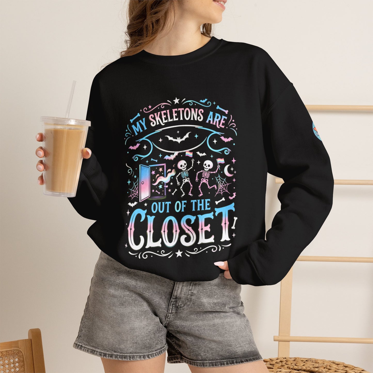 TRANS PRIDE Unisex Heavy Blend™ Crewneck Sweatshirt