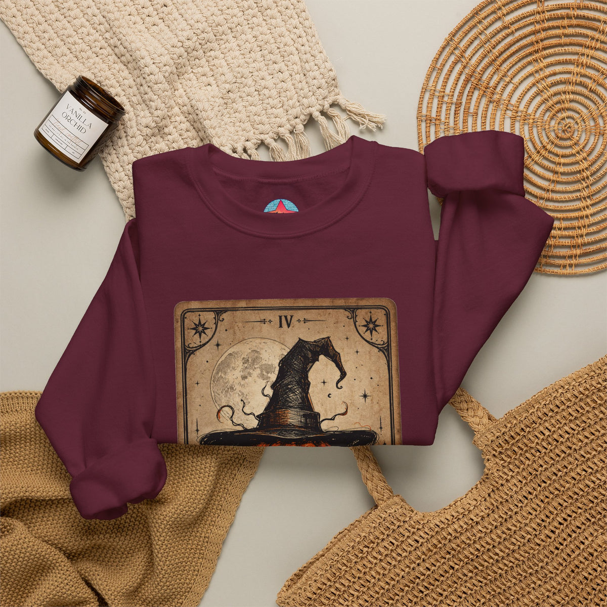 PUNKIN TAROT Unisex Heavy Blend™ Crewneck Sweatshirt – alternate view | SalemFootsteps