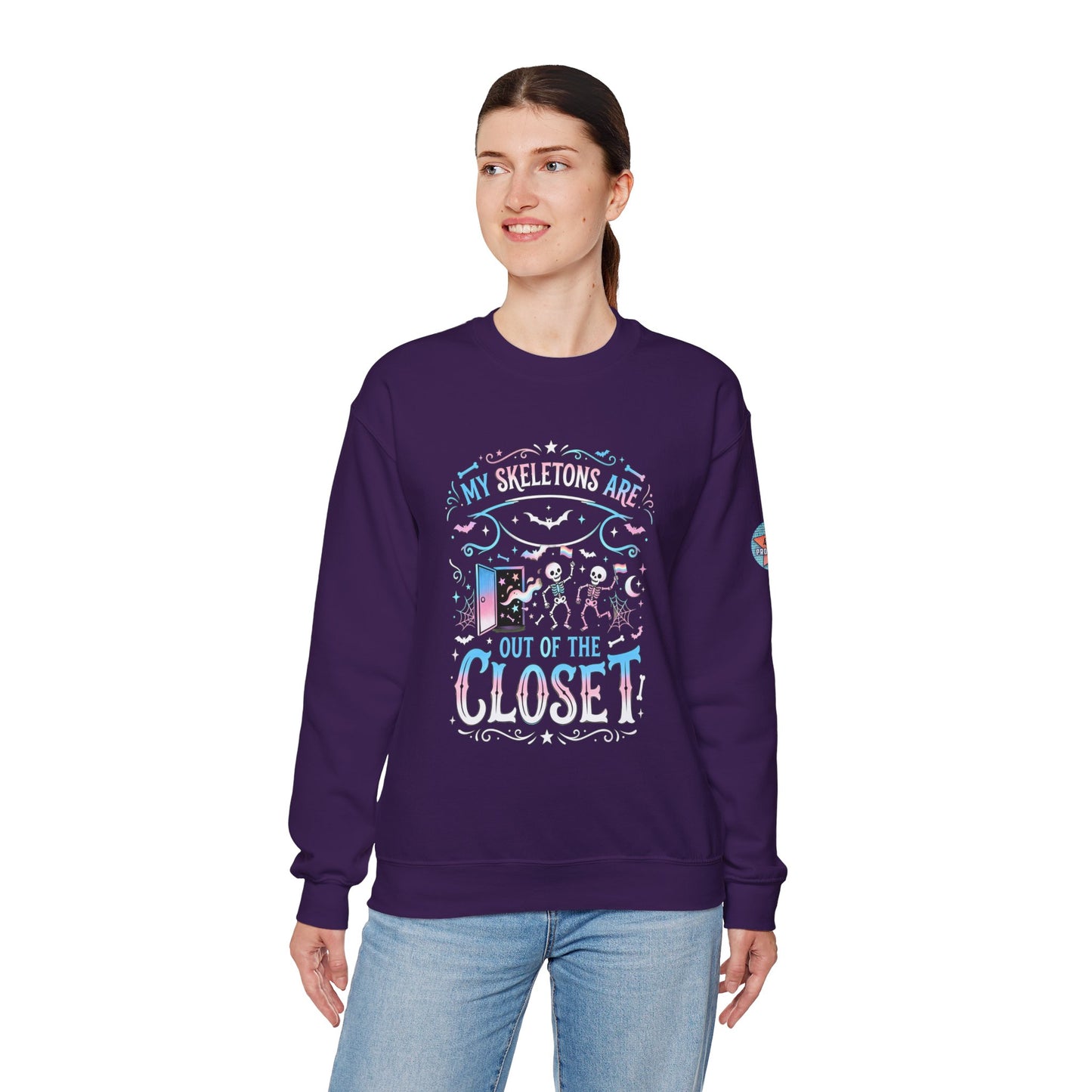 TRANS PRIDE Unisex Heavy Blend™ Crewneck Sweatshirt