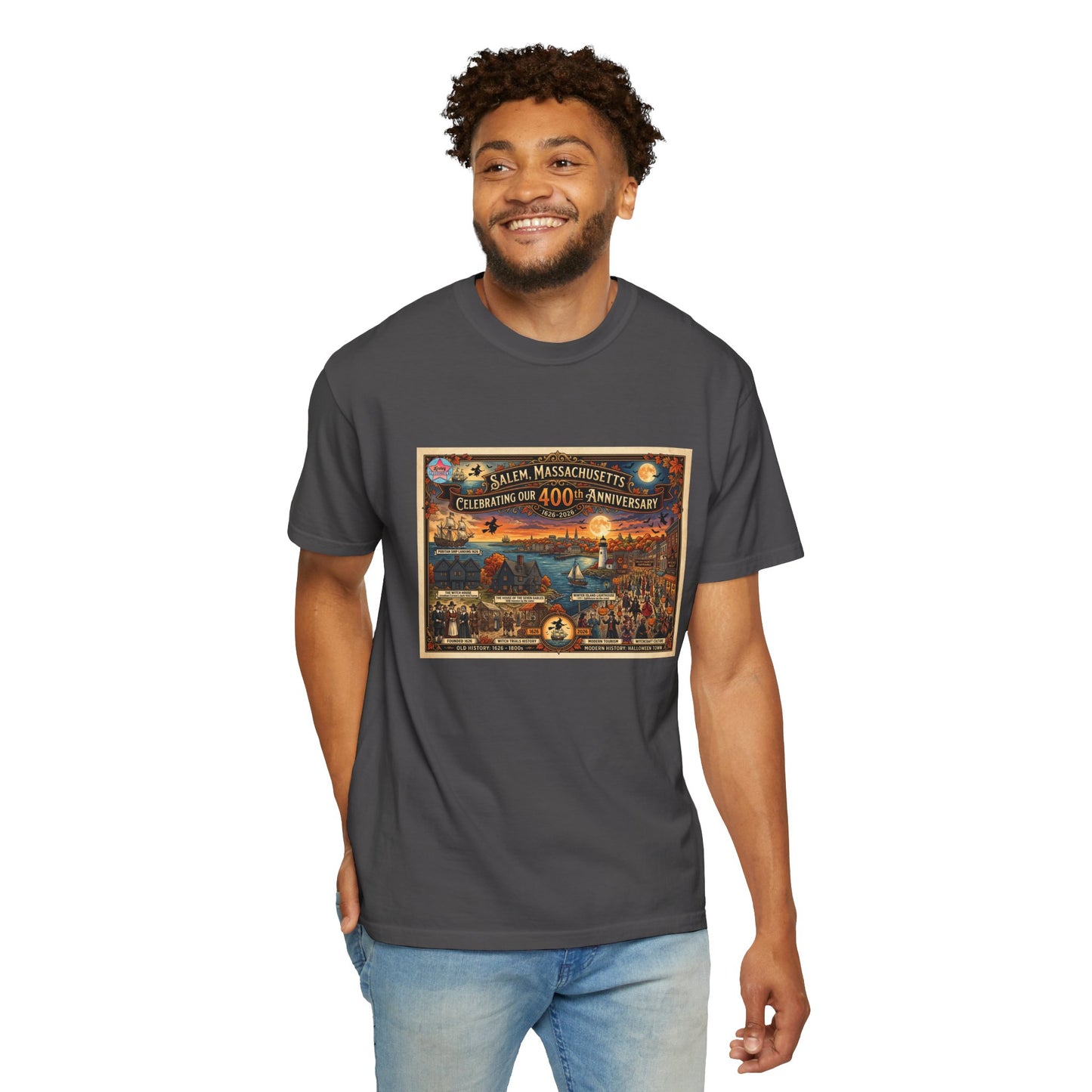 Salem 400 Unisex Garment-Dyed T-shirt